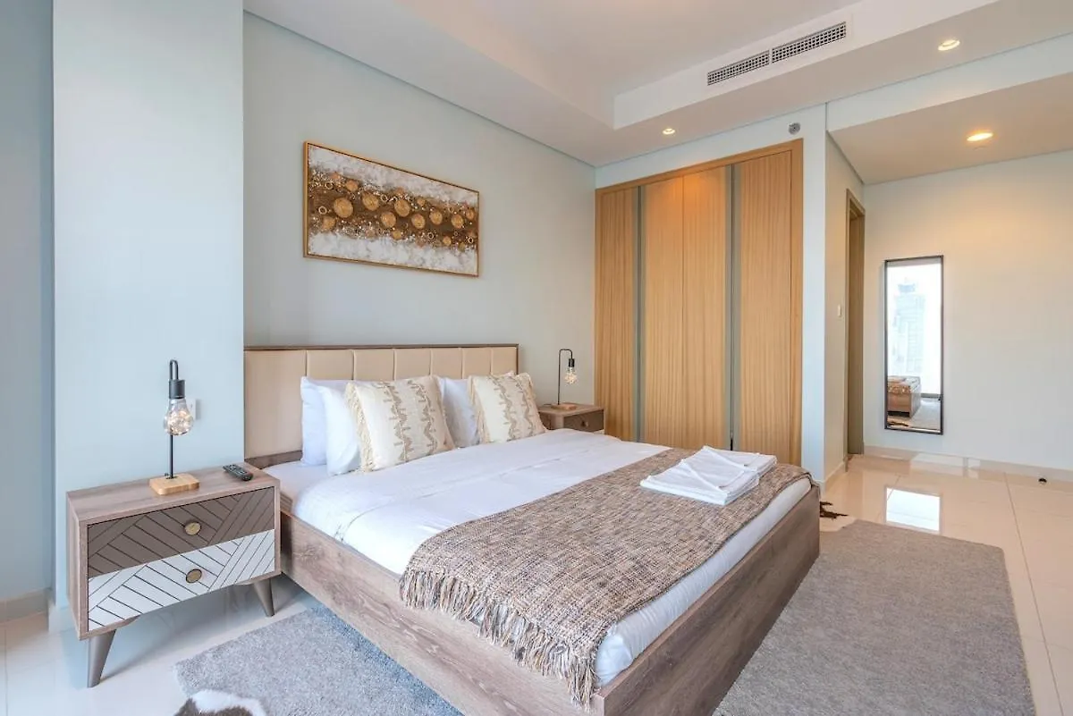 Near Dubai Mall - Pool Access - Sun Set View - Kingbed 公寓