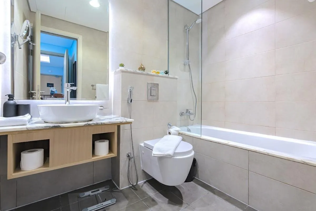 公寓 Near Dubai Mall - Pool Access - Sun Set View - Kingbed 阿拉伯联合酋长国